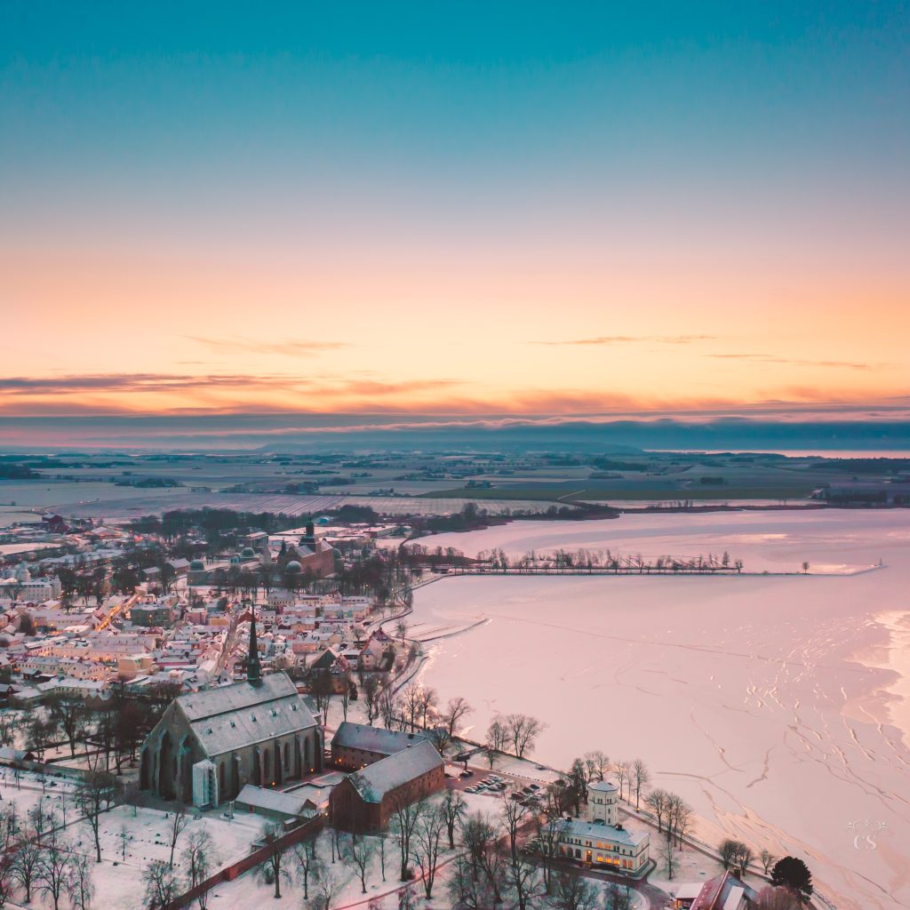 Vadstena from above