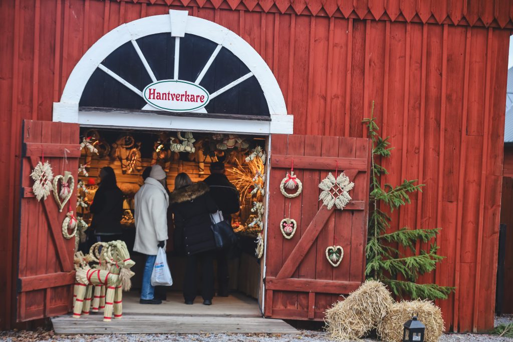 Christmas market in Old Linköping