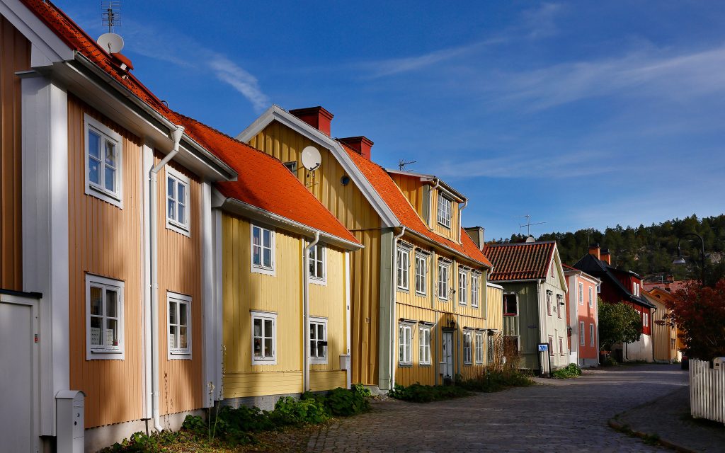 Beautiful buildings in Söderköping