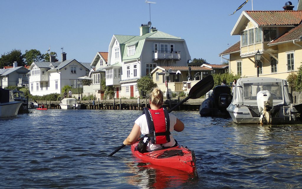 Kayaking at Trosa stream