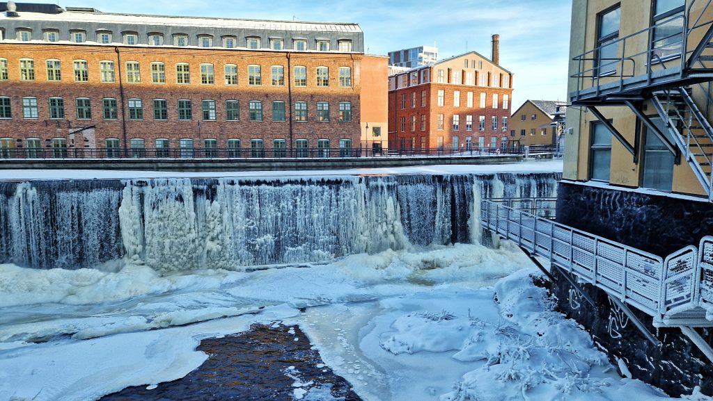 Waterfall in Norrköping